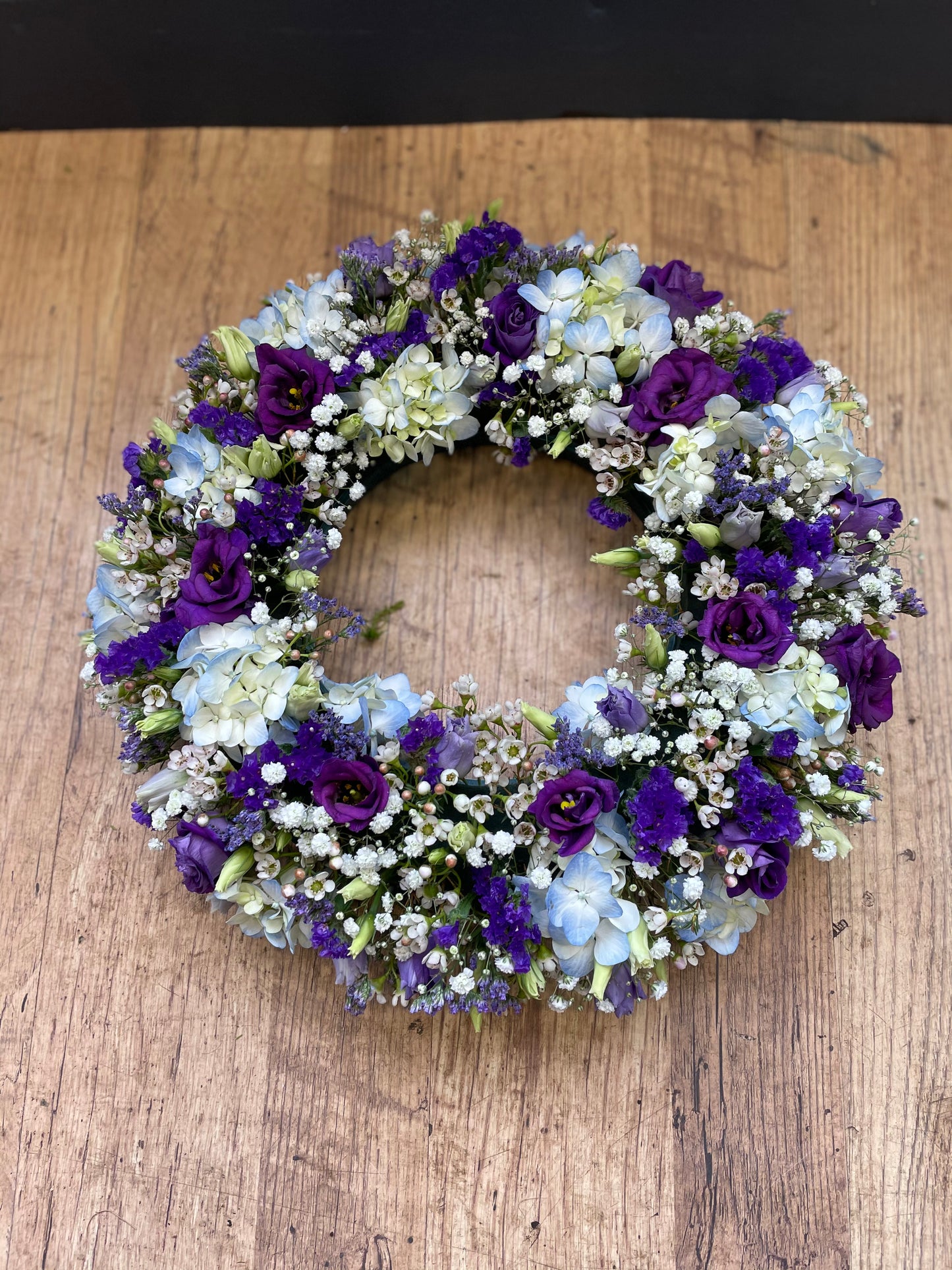 White and Purple wreath