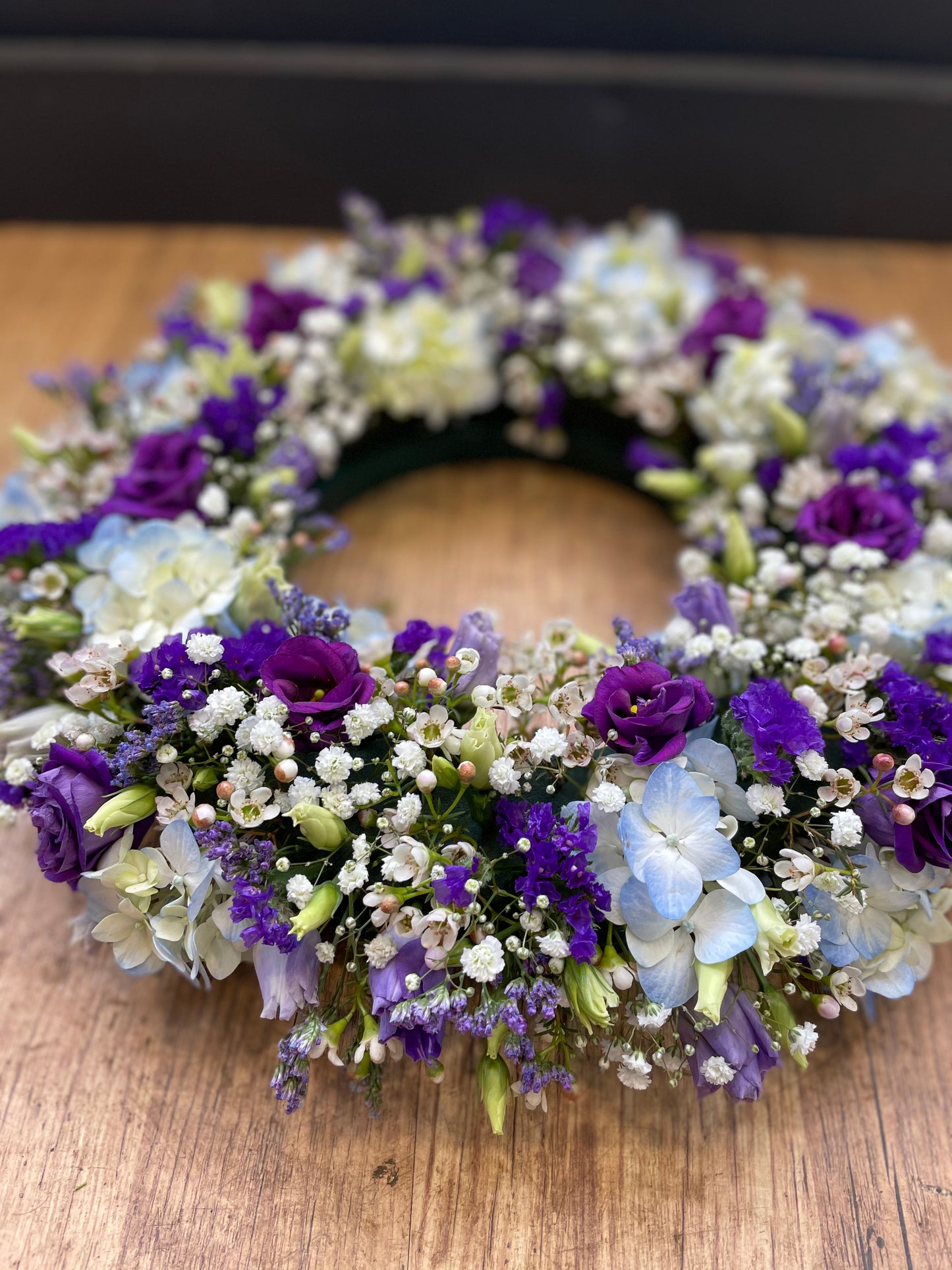 White and Purple wreath