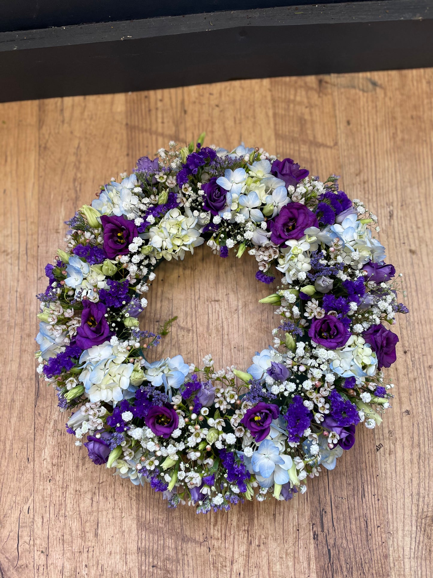 White and Purple wreath