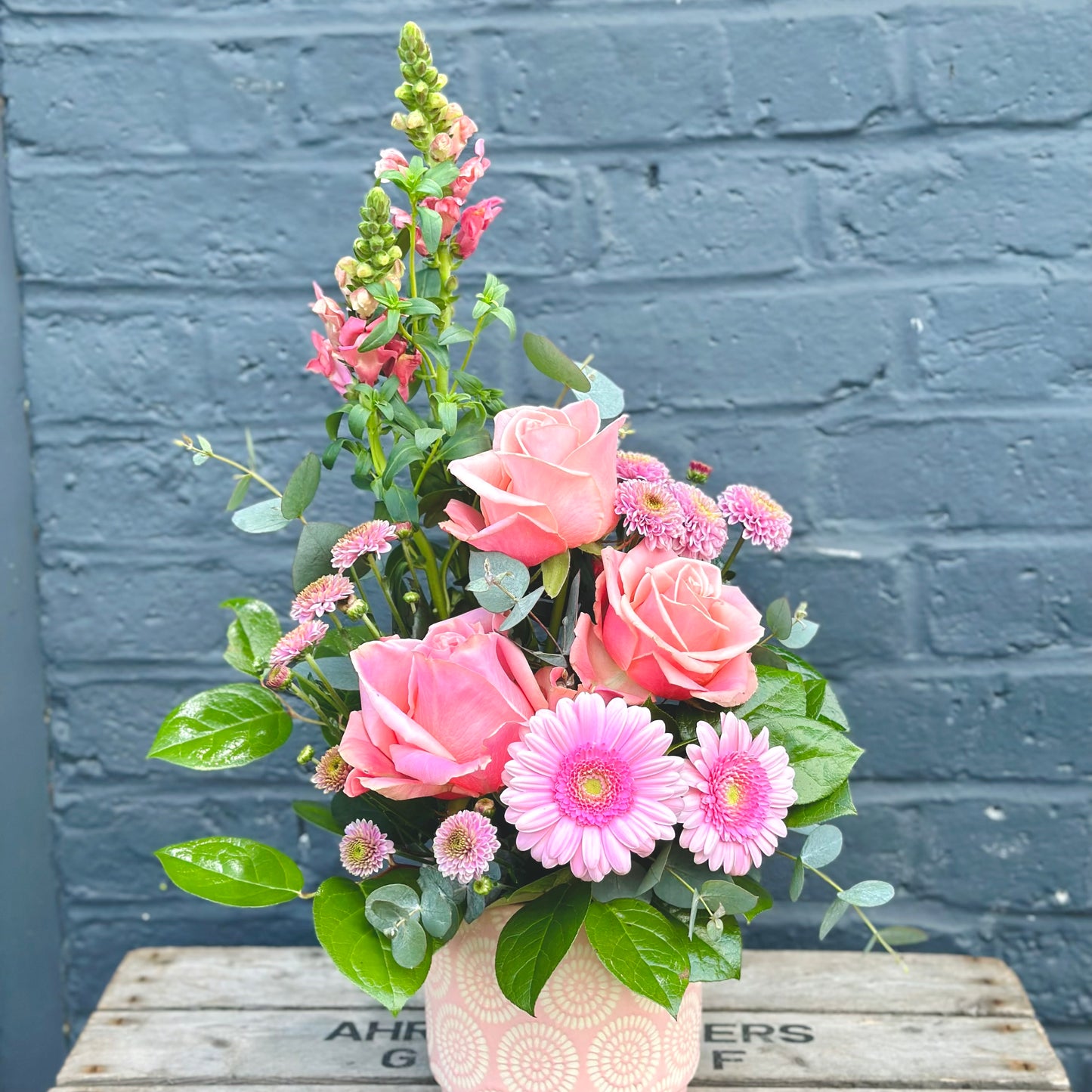 Mother's Day vase arrangement