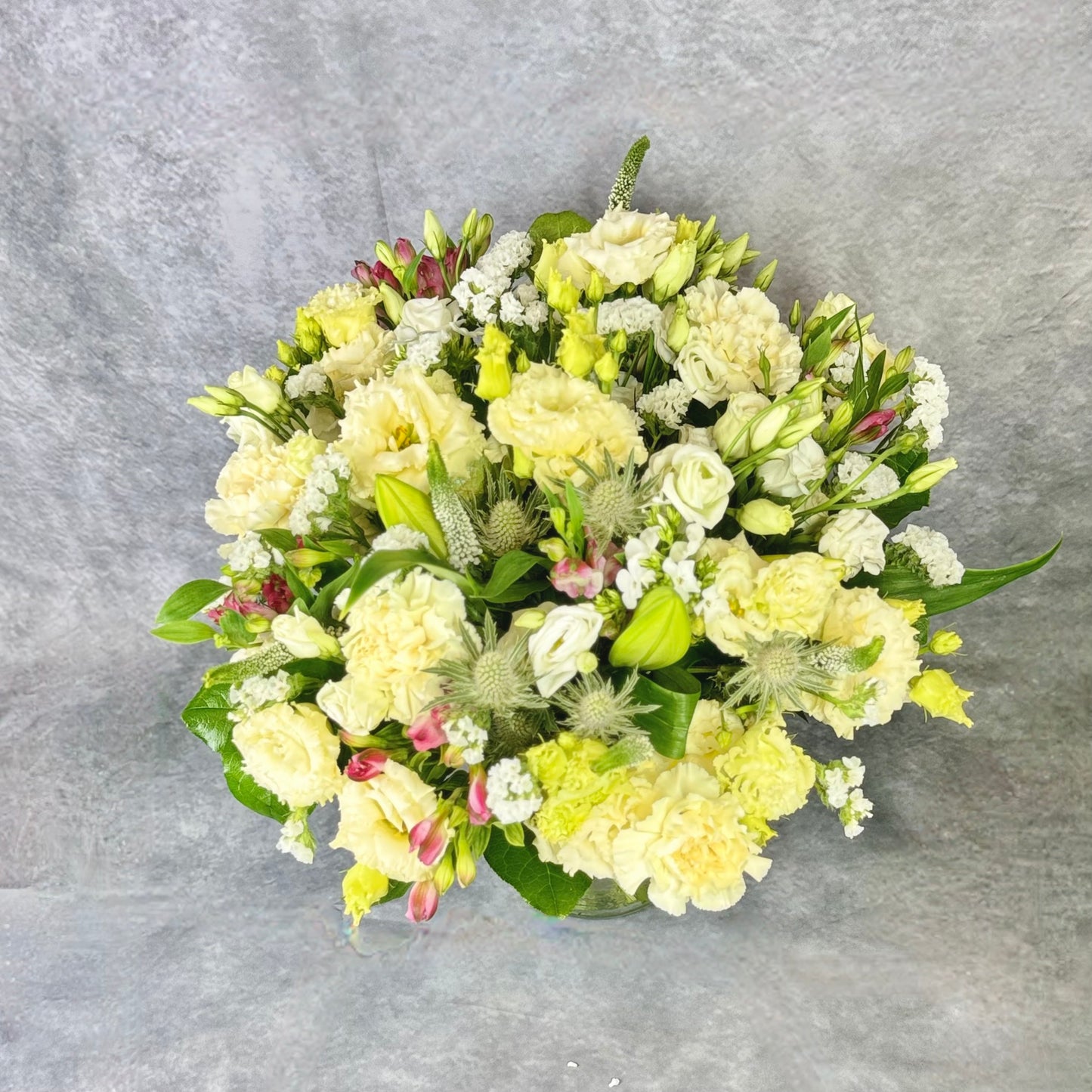 Provincial Charm – Hand-Tied White Bouquet | Putney Florist