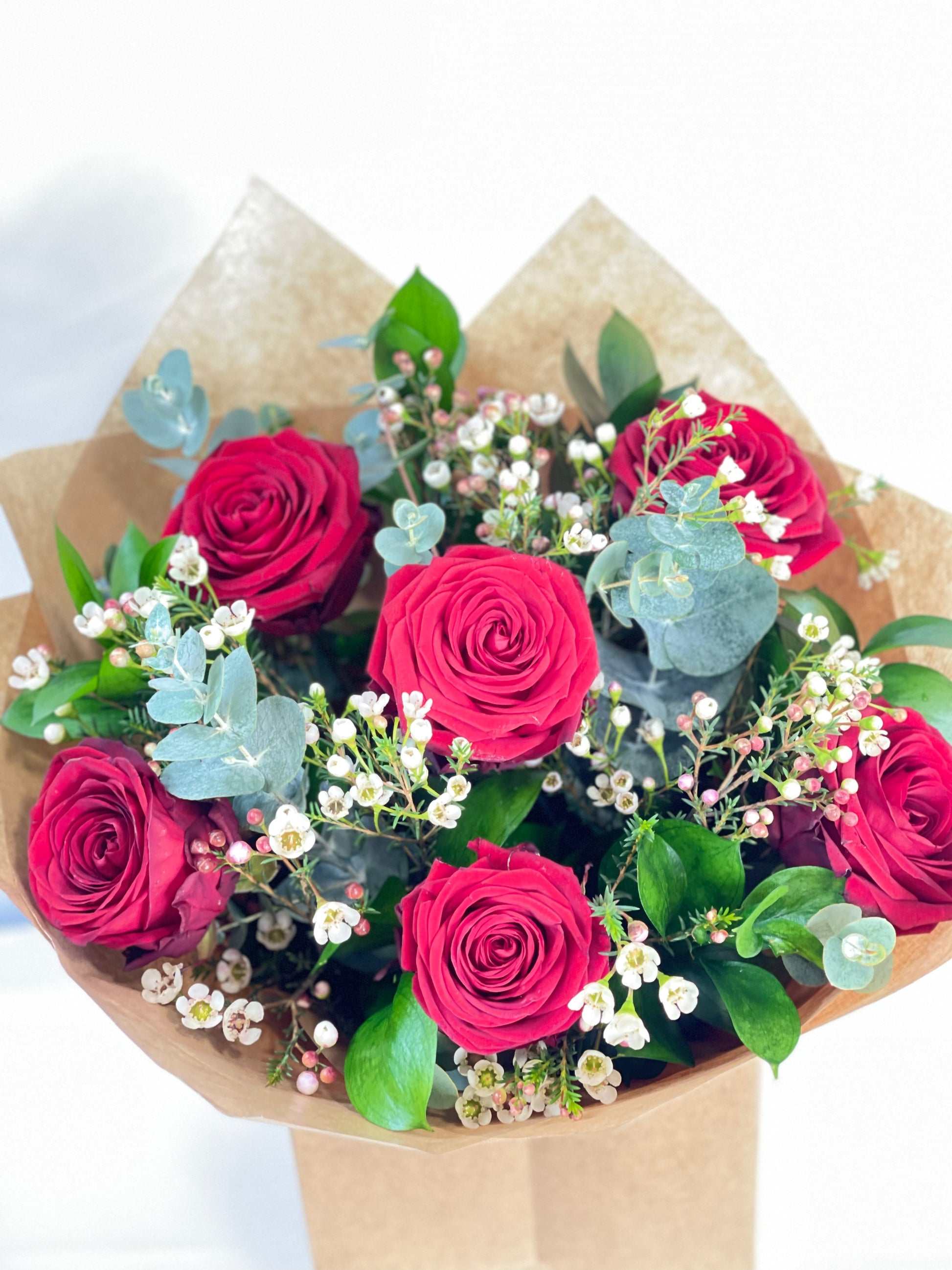 Six Roses Red 6 Red Roses – Putney Florist